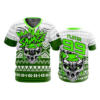 2328 FD Sport V-Neck MENS TEAM-SAVAGE-FLO INK + $5