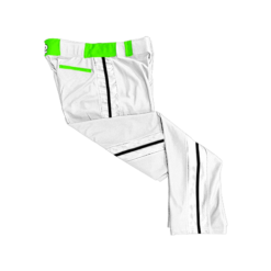 2328 CL WHITE CUSTOM BRAID MENS PANT TEAM-SAVAGE-FLO INK + $5