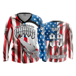 2332 FD Womens V-Neck Longsleeve CONTROLLED-CHAOS
