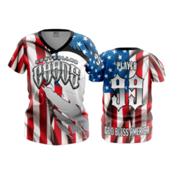 2332 FD Womens V-Neck CONTROLLED-CHAOS
