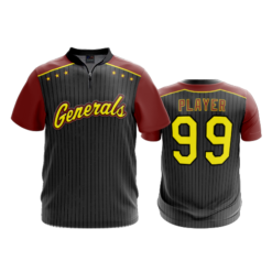 2139 FD Quarter Zip Batting Jacket SS GENERALS-THROWBACK