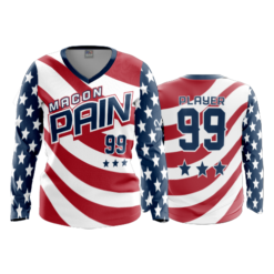 729 FD Womens V-Neck Longsleeve MACON-PAIN-USA