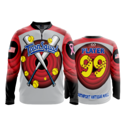 2372 FD Quarter Zip Batting Jacket LS TOON-SQUAD-NO-CHARS
