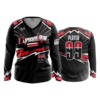 1108 FD Womens V-Neck Longsleeve CENTRAL-OHIO-DYNAMITES-BLACK