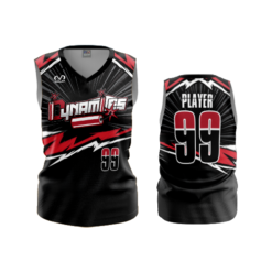 1108 FD Womens V-Neck Sleeveless CENTRAL-OHIO-DYNAMITES-BLACK