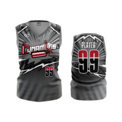 1108 FD Womens V-Neck Sleeveless CENTRAL-OHIO-DYNAMITES-CHARCOAL