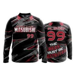 2335 FD Quarter Zip Batting Jacket LS ROBERT-ALLEN-MITSUBISHI