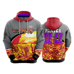 2341 FD Hoody BOMBACLAT-FLO INK + $5