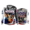 2333 FD Womens V-Neck Longsleeve AMERICA-PITCHES