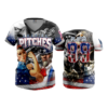 2333 FD Womens V-Neck AMERICA-PITCHES