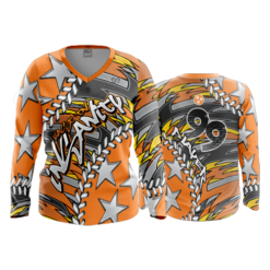 804 FD Womens V-Neck Longsleeve EAST-TN-INSANITY