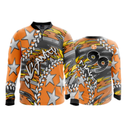 804 FD Quarter Zip Batting Jacket LS EAST-TN-INSANITY