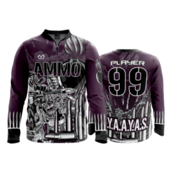 2180 FD Quarter Zip Batting Jacket LS AMMO
