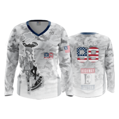 2334 FD Womens V-Neck Longsleeve LINCOLN-HIGHWAY-TAVERN