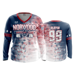 2357 FD Womens V-Neck Longsleeve NORWOOD-AMERICAN-LEGION