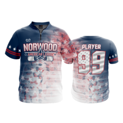 2357 FD Quarter Zip Batting Jacket SS NORWOOD-AMERICAN-LEGION