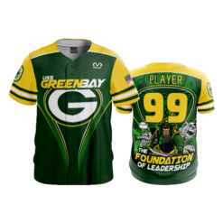 2366 FD ProTek Mens Full Button Down USS-GREEN-BAY