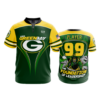 2366 FD Quarter Zip Batting Jacket SS USS-GREEN-BAY