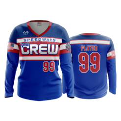 2347 FD Womens V-Neck Longsleeve SPEEDWAYS-PIT-CREW