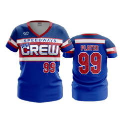 2347 FD Womens V-Neck SPEEDWAYS-PIT-CREW
