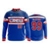 2347 FD Quarter Zip Batting Jacket LS SPEEDWAYS-PIT-CREW
