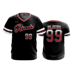 2342 FD Sport V-Neck MENS RIVALS-BLACK