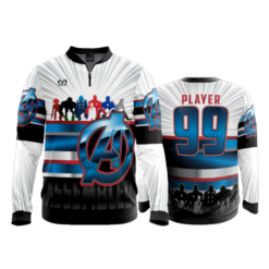 2356 FD Quarter Zip Batting Jacket LS AVENGERS