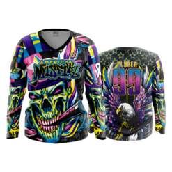 2333 FD Womens V-Neck Longsleeve AMERICAN-MISFITZ