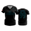 1466 FD Womens V-Neck STICK-TALK-BLACK