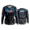 2370 FD Womens V-Neck Longsleeve DYSFUNCTIONAL-VETERANS