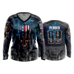 2370 FD Womens V-Neck Longsleeve DYSFUNCTIONAL-VETERANS