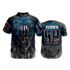2370 FD Quarter Zip Batting Jacket SS DYSFUNCTIONAL-VETERANS