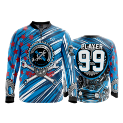 2358 FD Quarter Zip Batting Jacket LS NICKS-TUNE-UP