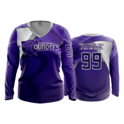2361 FD Womens V-Neck Longsleeve ROUNDERS
