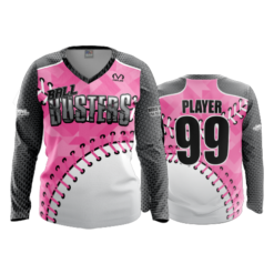 2373 FD Womens V-Neck Longsleeve BALL-BUSTERS