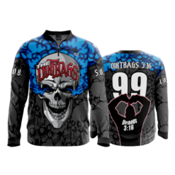 2376 FD Quarter Zip Batting Jacket LS THE-DIRTBAGS