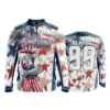 2374 FD Quarter Zip Batting Jacket LS SIMPSONS-TRUCKING