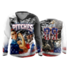 FD Womens V-Neck Longsleeve AMERICA-PITCHES