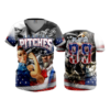 FD Womens V-Neck AMERICA-PITCHES