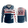 2385 FD Womens V-Neck Longsleeve FSK-JR-EAGLES-BASEBALL