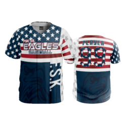 2385 FD ProTek Mens Full Button Down FSK-JR-EAGLES-BASEBALL