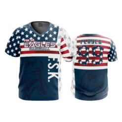 2385 FD Sport V-Neck MENS FSK-JR-EAGLES-BASEBALL