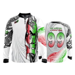 2408 FD Quarter Zip Batting Jacket LS POLY-254