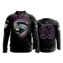 1572 FD Quarter Zip Batting Jacket LS ARIZONA-SCORPIONS