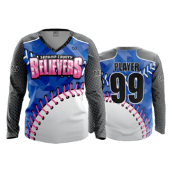 2394 FD Womens V-Neck Longsleeve SOCO-BELIEVERS