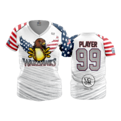 1548 FD Womens V-Neck WARHAWKS