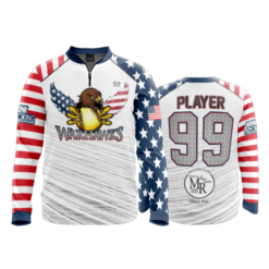 1548 FD Quarter Zip Batting Jacket LS WARHAWKS