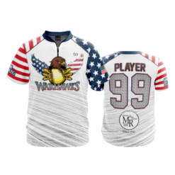 1548 FD Quarter Zip Batting Jacket SS WARHAWKS