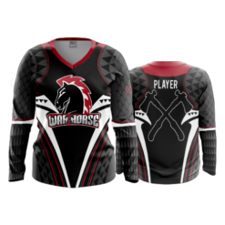 2389 FD Womens V-Neck Longsleeve WAR-HORSE