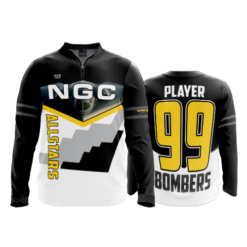 2396 FD Quarter Zip Batting Jacket LS NGC-ALLSTARS-EAGLE